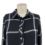 Tolani Collection Plaid Flannel Shirt Printed Back Black Size XS Photo 2