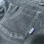 Patagonia Corduroy Organic cotton mini Skirt sz 8 forge gray belt loops pocket Photo 2