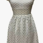 B Darlin B. Darlin white open knit crotchet overlay Dress size 3/4 Photo 0