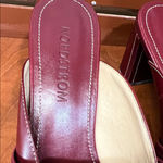 Nordstrom Burgundy Leather Mules Photo 8