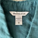 Athleta Playa Linen Crop Tie Top in Borealis Green Size XS Photo 9