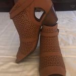 Easy Street Brown Low Heeled Booties Photo 1