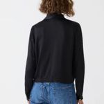 J.Crew Lady Shirt Jacket in Luster Crepe Button Front Pocket Detail Black XXS NWT Photo 8