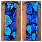 Timing Blue Floral Dress Photo 8
