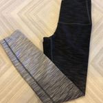 Lululemon Black & White Ombré Striped Leggings Size 6 Photo 0