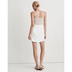 Madewell  Denim High-Waist Straight Mini Skirt in Tile White Size 25 Photo 2