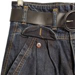 Jeanjer Vintage 80s 90s High Waisted Pleated Tapered Denim Trousers 13/14 Blue Size undefined Photo 3