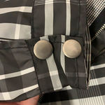 Black Rivet  - Black and White Plaid Zipper Jacket - L Photo 5