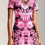 Michael Kors Pink Patterned T-shirt Dress  Photo 0