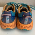 Hoka  Speedgoat 3 Teal and Orange Trail Running Shoes Photo 3