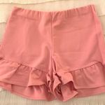 Pink Ruffle Shorts Photo 0