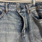 American Eagle  Distressed Tomgirl Jeans Womens Button Fly Sz 6 Grunge Skater Photo 1