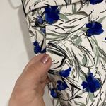 ZARA floral pants NWT slim tailored stretch summer trousers Photo 3