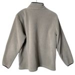 L.L.Bean  Women’s Quarter Snap Pullover Fleece Jacket Long Sleeves Green Large Photo 1