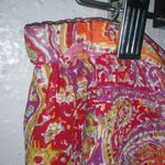 J.H. Collectibles 16W Maxi Skirt Lined Pink Orange Paisley Plus New! Photo 3