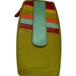 Colorful Leather Coin Purse Card Holder Wallet Y2K Indie Genuine Leather Green Photo 0