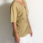 ALBUS LUMEN Short Sleeve Cotton Cardigan Size L Photo 1