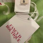 Floral Green and Pink Strapless Mini Dress Photo 1