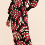 Farm Rio Banana Dots Knit Sweater Dress Photo 0