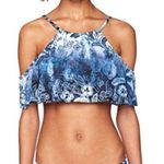 The Bikini Lab 1 Indigo Your Own Way High Neck Ombré Cold Shoulder Bikini Top Photo 1