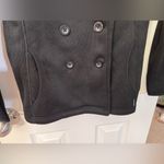 Eddie Bauer  | black button up pea coat, size XS Photo 2