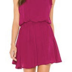 Cleobella  Revolve Lolita Mini Dress in Fuchsia Tie Neck Sz‎ S Photo 0