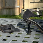 Franco Sarto RANIA Womens High Heels Sandals Glitter Pumps size 6 winter wedding Photo 0