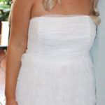 Triple Threads White Ruffle Dress Photo 1