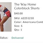 Free People Movement Way Home Colorblock Shorts Photo 3