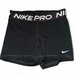 Nike  Black and White Athletic Shorts Photo 0