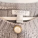 Forever 21  Grey Thick Knit Sweater Photo 3