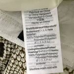 J.Crew Snakeskin Pleated A Line Silhouette Flowy Lined Midi Skirt 2 Cream Brown Photo 9