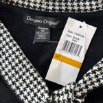 NWT!Designers Originals Black Sweater with Houndstooth Tie Size 3X Photo 3