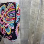 Vera Bradley  Paisley Multicolored Crossbody with Long Strap Zippered Pou… Photo 7