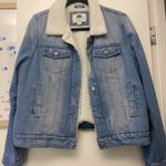 Boutique Jean Jacket With Inner Wool Lining Size XL Photo 0