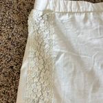 White Lace Sleep Shorts Size M Photo 1
