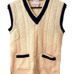 Evan Picone  X SAKS FIFTH AVENUE 100% Wool Sweater Vest Vintage Large Photo 0