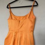 House Of CB  ‘Bianca’ Tangerine Satin Pleated Corset Midi Dress NWOT‎ size L Photo 8