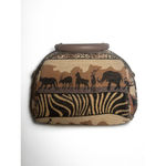Bon Voyage Paris Safari Print Travel Vanity Case Bag Carry Photo 3
