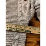 Chico's  Sweater Women 1 Tan/Cream Pullover Rib Knit Business Career Casual Office Photo 3