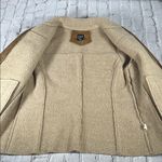 Gap Vintage  2002 Y2K Camel Cognac Tan Brown Sherpa lined jacket size XS Photo 4