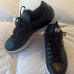 Adidas  Men's/Women’s black Stan Smith leather sneakers Photo 0