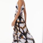 Revolve YFB Young Fabulous & Broke Lavender Kaleidoscope Tie Dye Delphine Chiffon Maxi Summer Dress Photo 3