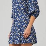 Rolla's Rolla’s Valerie Rambling Rose Dress in French Blue Photo 1