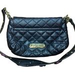 Betsey Johnson Black Quilted Bow Purse Photo 2