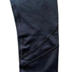 Lorna Jane -BLACK CROPPED LEGGINGS-SIZE SMALL Diagonal mesh inlays Photo 5