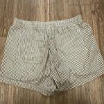 Old Navy  Women's Size S Blue Striped Linen Blend HR Shorts Beach Summer EUC Photo 7