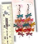 Hypoallergenic Dragonfly Dangle Earrings Retro Light Beautiful Fairycore New! Blue Photo 1