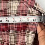 Carhartt womens XL flannel plaid button down top Photo 4