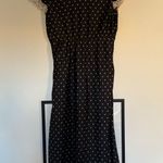 Polka Dot Maxi Dress Black Size M Photo 5